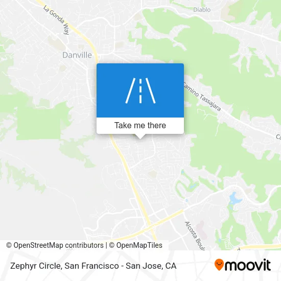 Zephyr Circle map