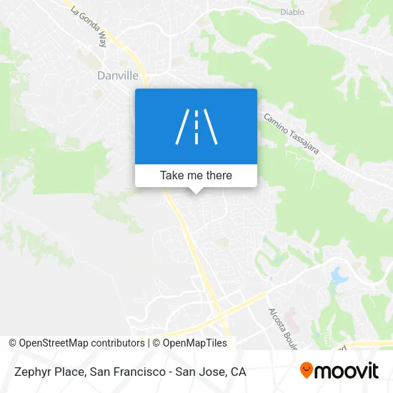 Mapa de Zephyr Place