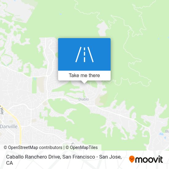 Caballo Ranchero Drive map