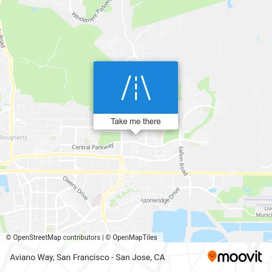 Aviano Way map