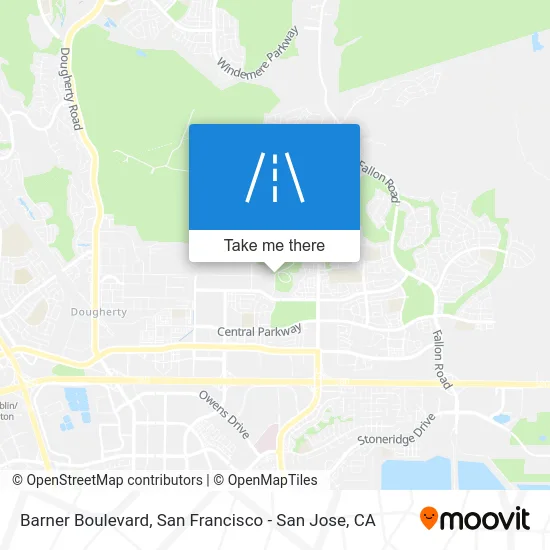 Barner Boulevard map