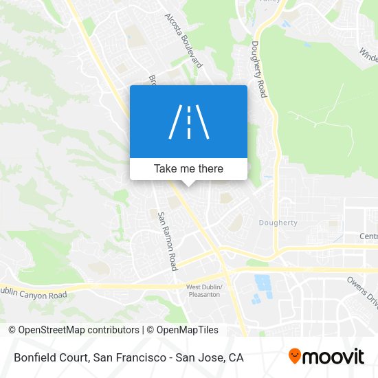 Mapa de Bonfield Court