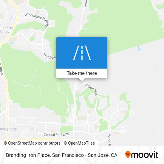 Branding Iron Place map