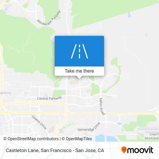 Castleton Lane map