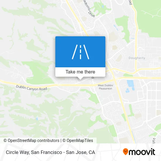 Mapa de Circle Way