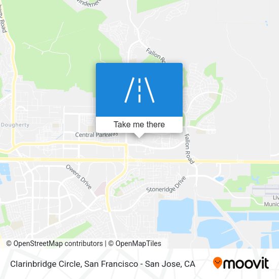 Clarinbridge Circle map