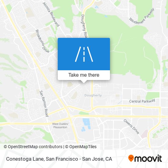 Conestoga Lane map