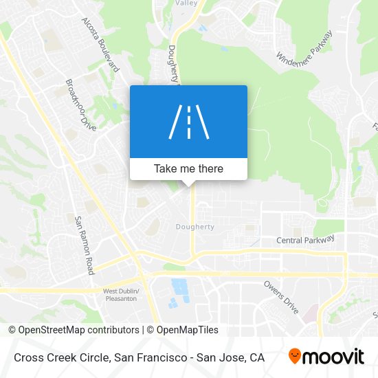 Cross Creek Circle map