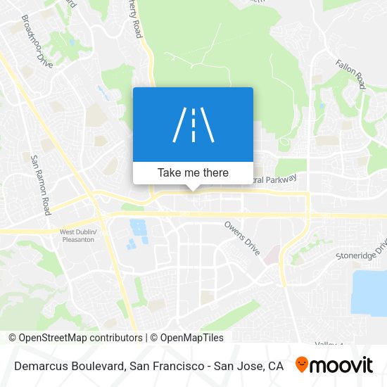 Demarcus Boulevard map
