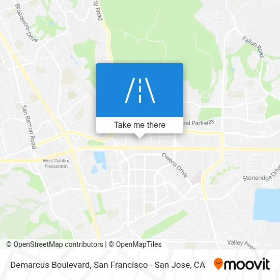 Demarcus Boulevard map