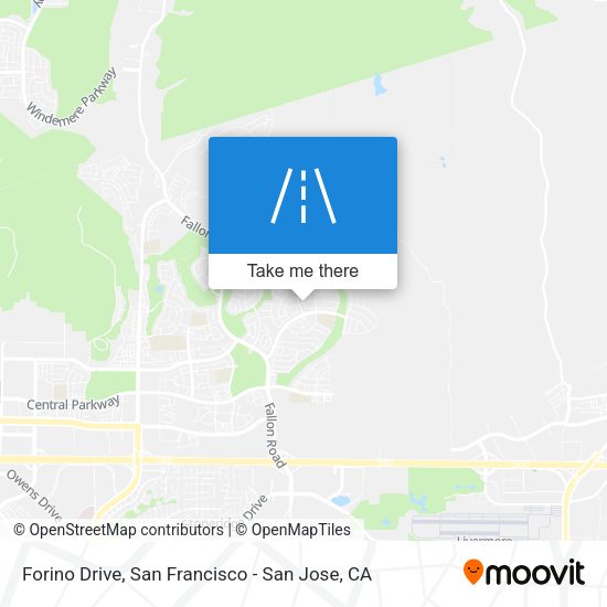 Mapa de Forino Drive