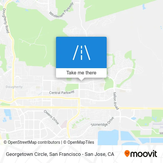 Georgetown Circle map