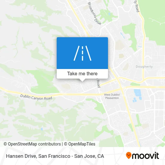 Hansen Drive map