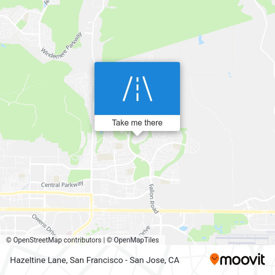 Mapa de Hazeltine Lane