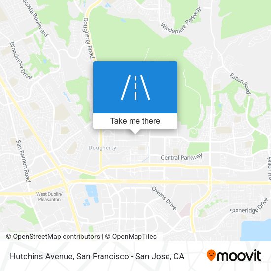 Mapa de Hutchins Avenue