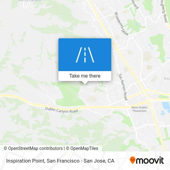 Inspiration Point map