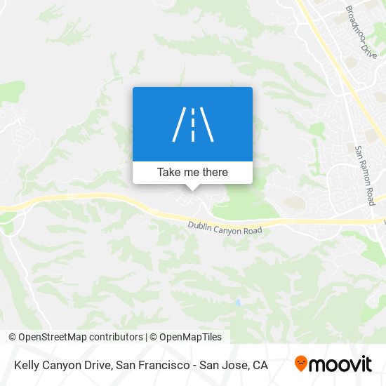 Kelly Canyon Drive map