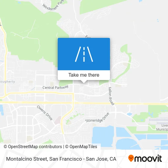 Montalcino Street map