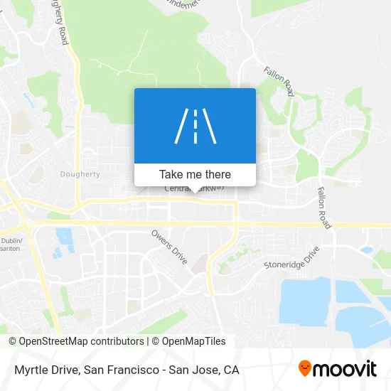 Myrtle Drive map