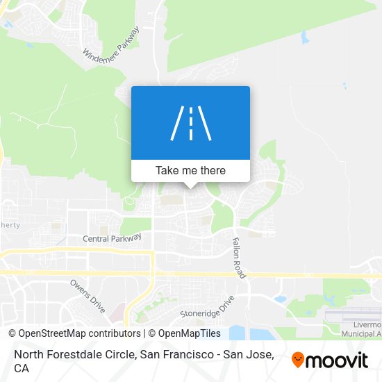North Forestdale Circle map