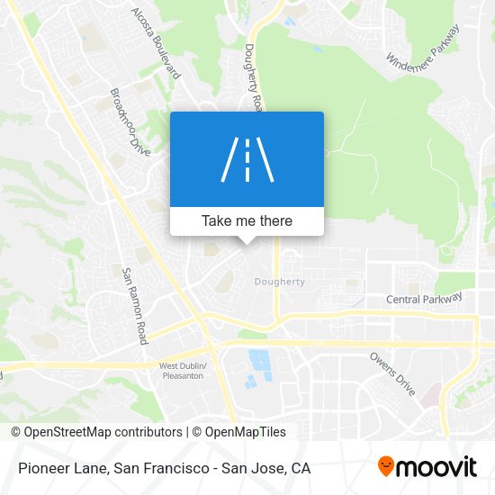 Mapa de Pioneer Lane