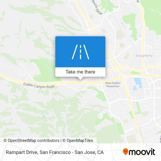 Mapa de Rampart Drive