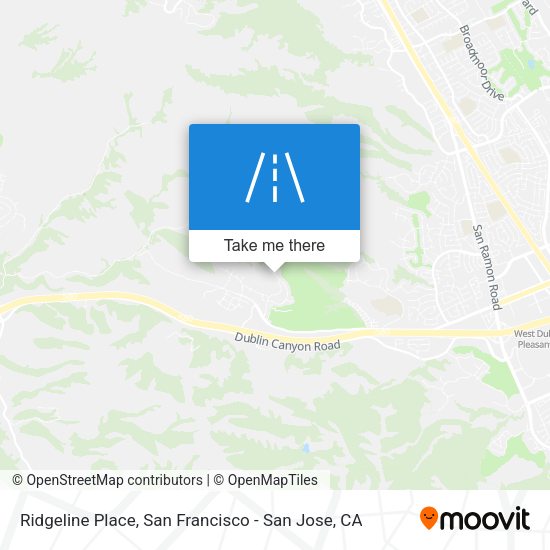 Mapa de Ridgeline Place