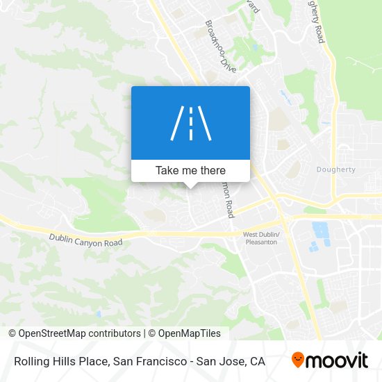Rolling Hills Place map