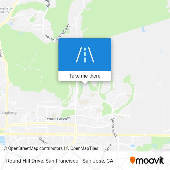 Mapa de Round Hill Drive