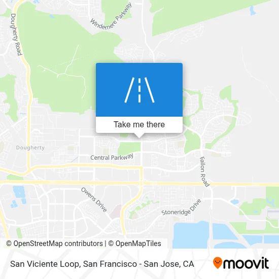 San Viciente Loop map