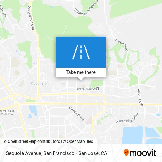 Sequoia Avenue map