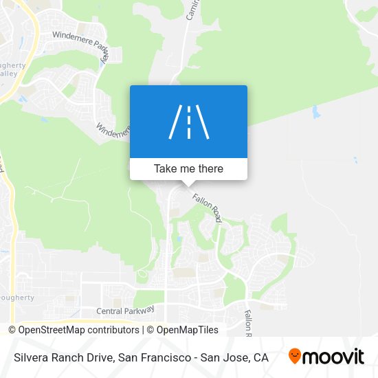 Silvera Ranch Drive map