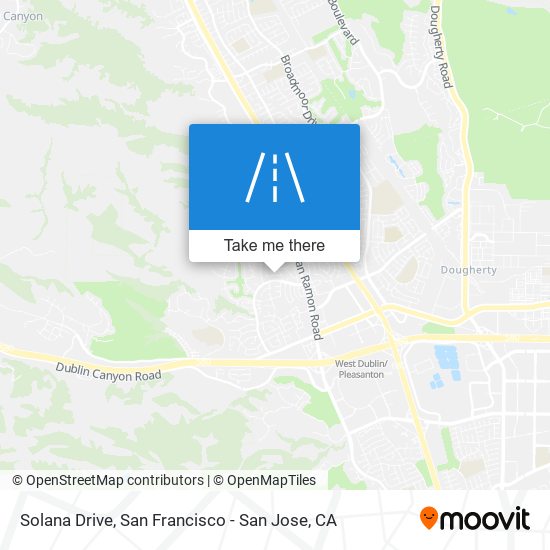 Solana Drive map