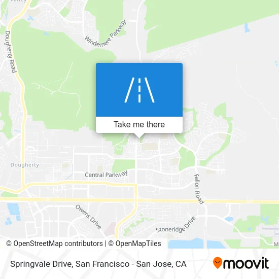 Springvale Drive map