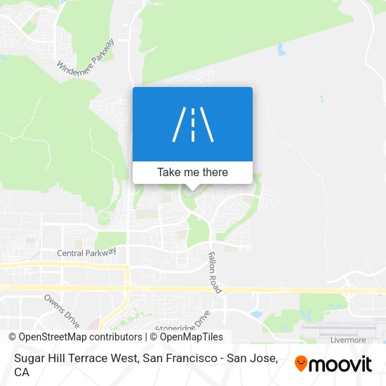 Mapa de Sugar Hill Terrace West