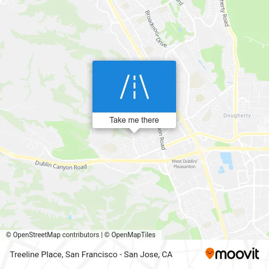Mapa de Treeline Place