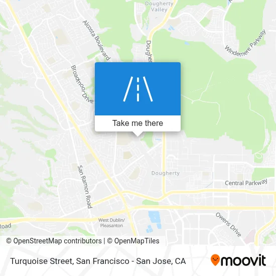 Turquoise Street map