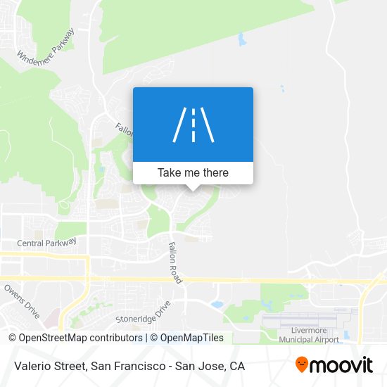 Mapa de Valerio Street