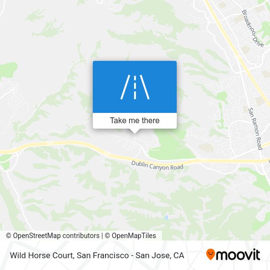 Mapa de Wild Horse Court