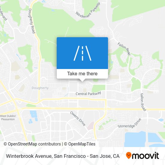 Winterbrook Avenue map