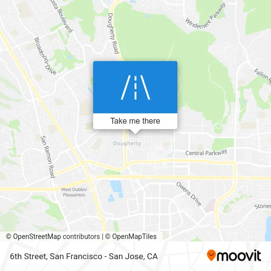 6th Street map