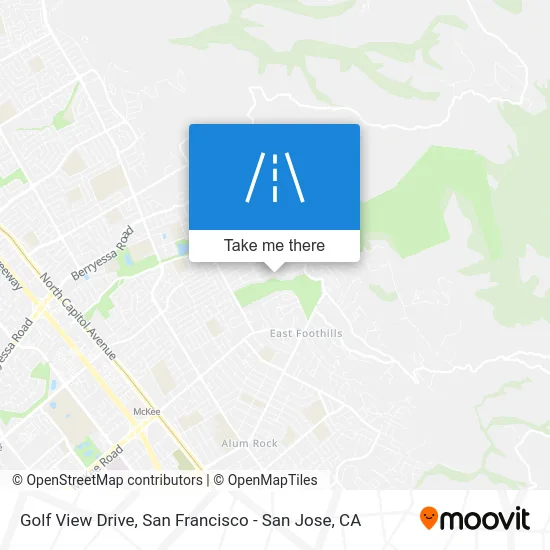 Golf View Drive map