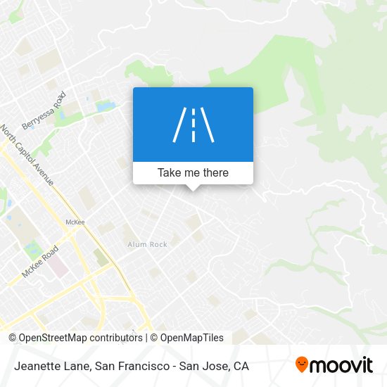 Mapa de Jeanette Lane