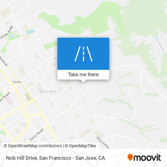 Nob Hill Drive map