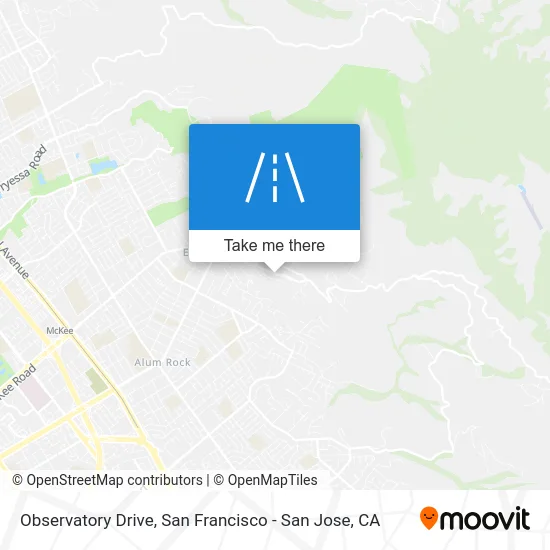 Observatory Drive map