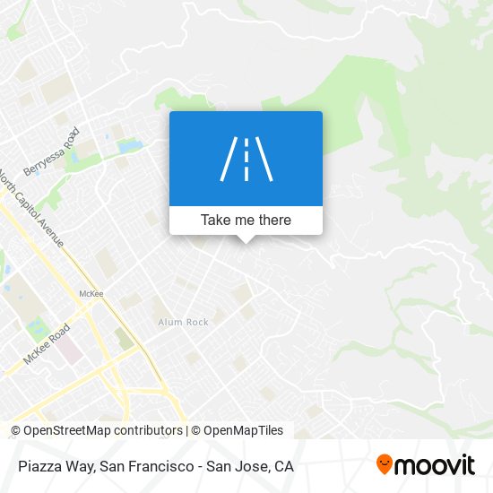 Piazza Way map