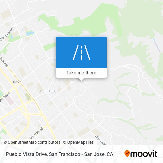 Mapa de Pueblo Vista Drive