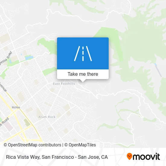 Rica Vista Way map