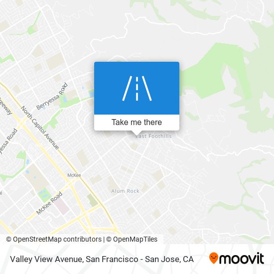 Valley View Avenue map