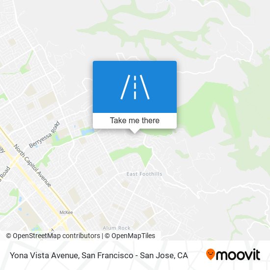 Yona Vista Avenue map